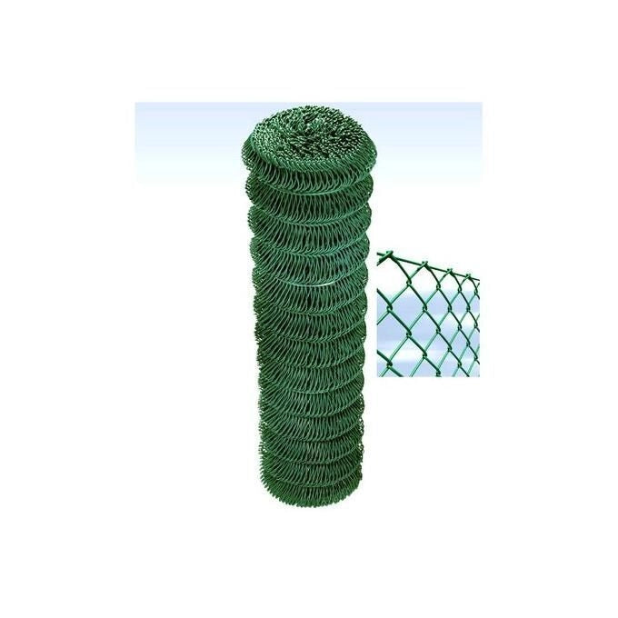 Cavatorta REPLAX T70 Rete Metallica Plastificata in Acciaio Zincato a Caldo Maglia 50x50 mm Filo 2,7 mm Lunghezza 25 m Altezza 200 cm colore Verde