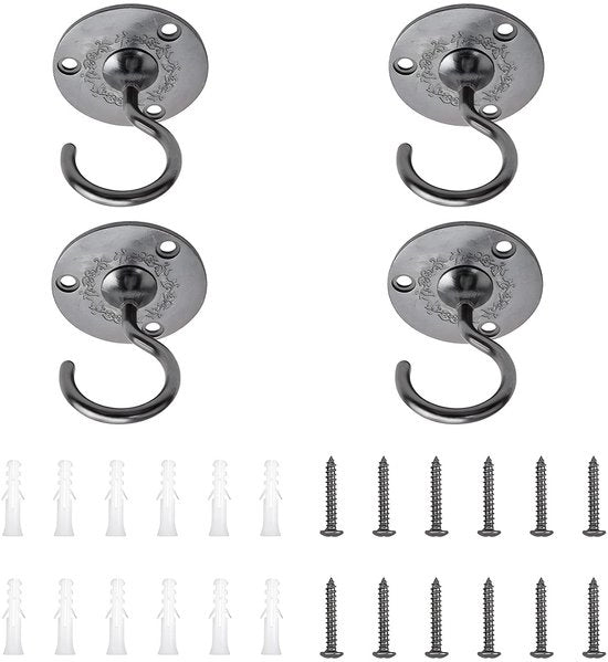 Hanno per Plafond - Hanno per Parete - Hanno per Antichi - Hanno per Lampadari - Hanno per Piante - Hanno Metallico 66x55mm - Hanno per Parete