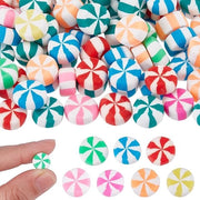 Decorazioni per albero di Natale 100 pezzi - Decorazioni a forma di peperoncino - Decorazioni per albero di Natale - Accessori per feste - Klei polimero leggero - 9,8 cm di diametro - Decorazione per albero di Natale