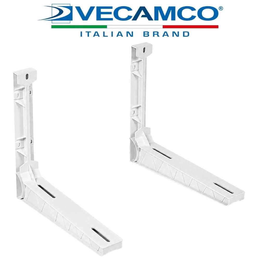 Coppia di staffe fisse polyd-v7 poliammide climatizzatore 450x450mm