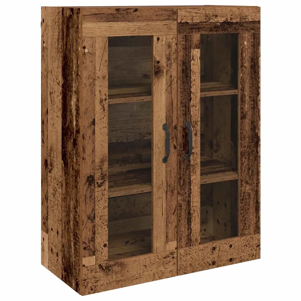 Credenza 2 pcs Legno vecchio Legno multistrato