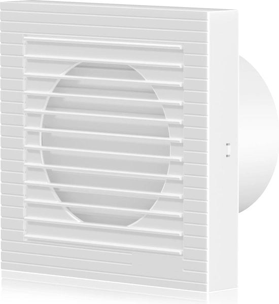 Ventilatore per bagno 150 mm 250 m³/ora di aspirazione silenzioso presa di corrente EU per bagno cucina soggiorno camera da letto plafond bianco