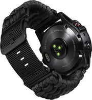 Cinture di sostituzione sportive in nylon a 550 paracord, intrecciato a 20mm, 22mm, 26mm, adatti per Forerunner, Instinct, Fenix, Descent, per uomo e donna.