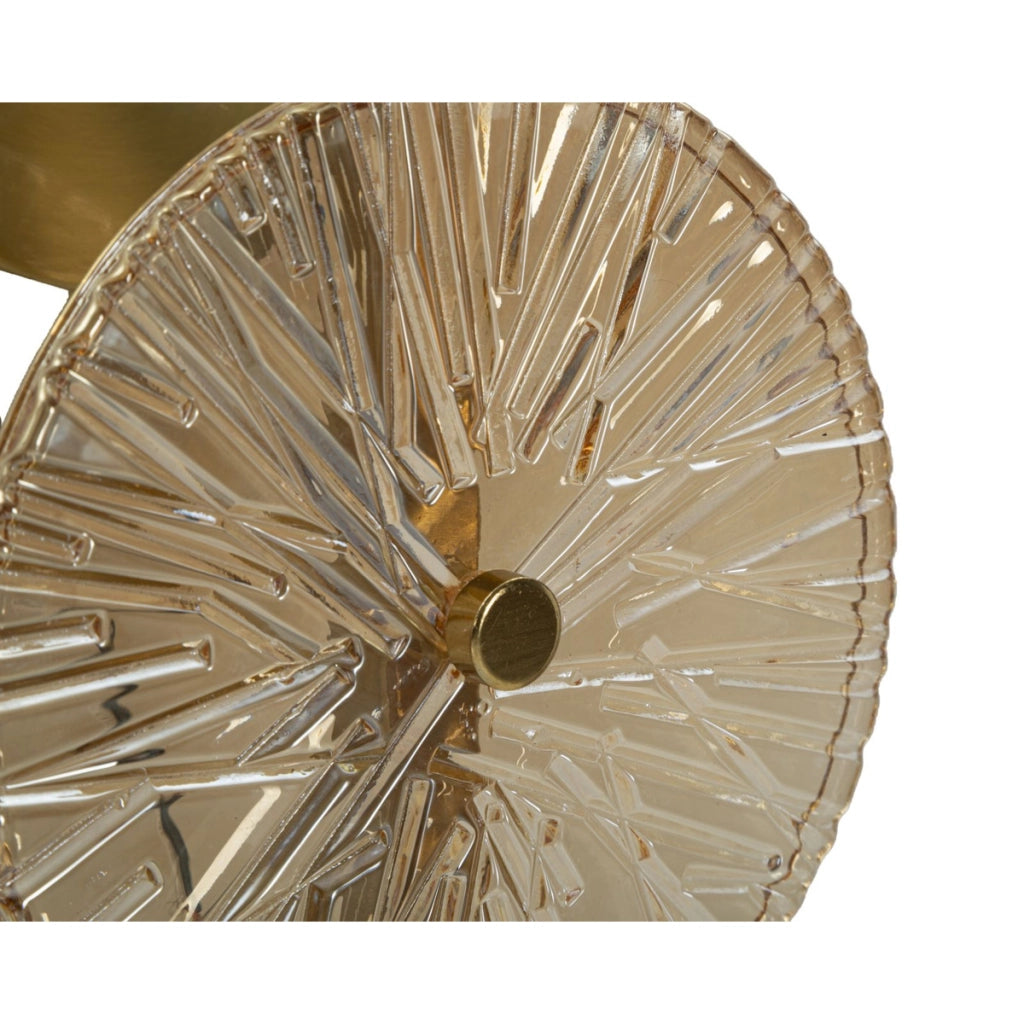 Lampada a Parete VKH67, Oro, Metallo, 20x14x41 cm