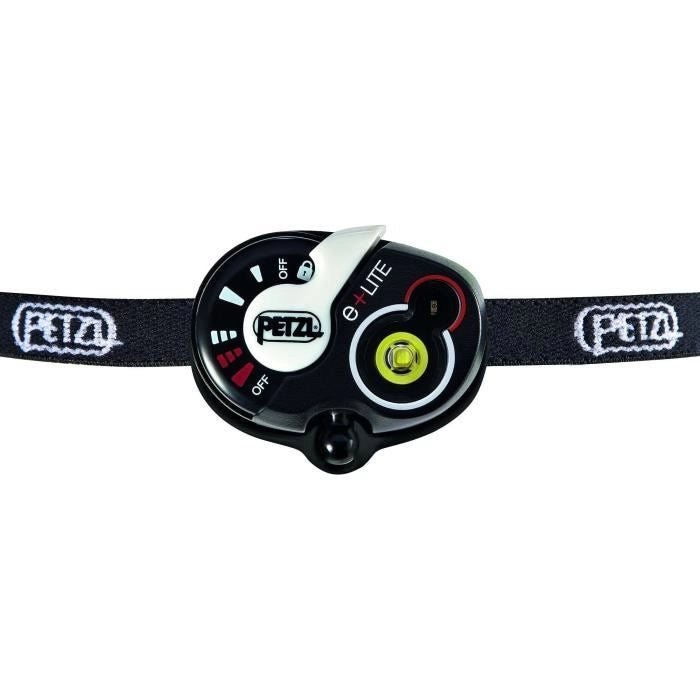 Lampada frontale di emergenza con fascia - PETZL - E+Lite - 40 lumen - Custodia inclusa - Nera