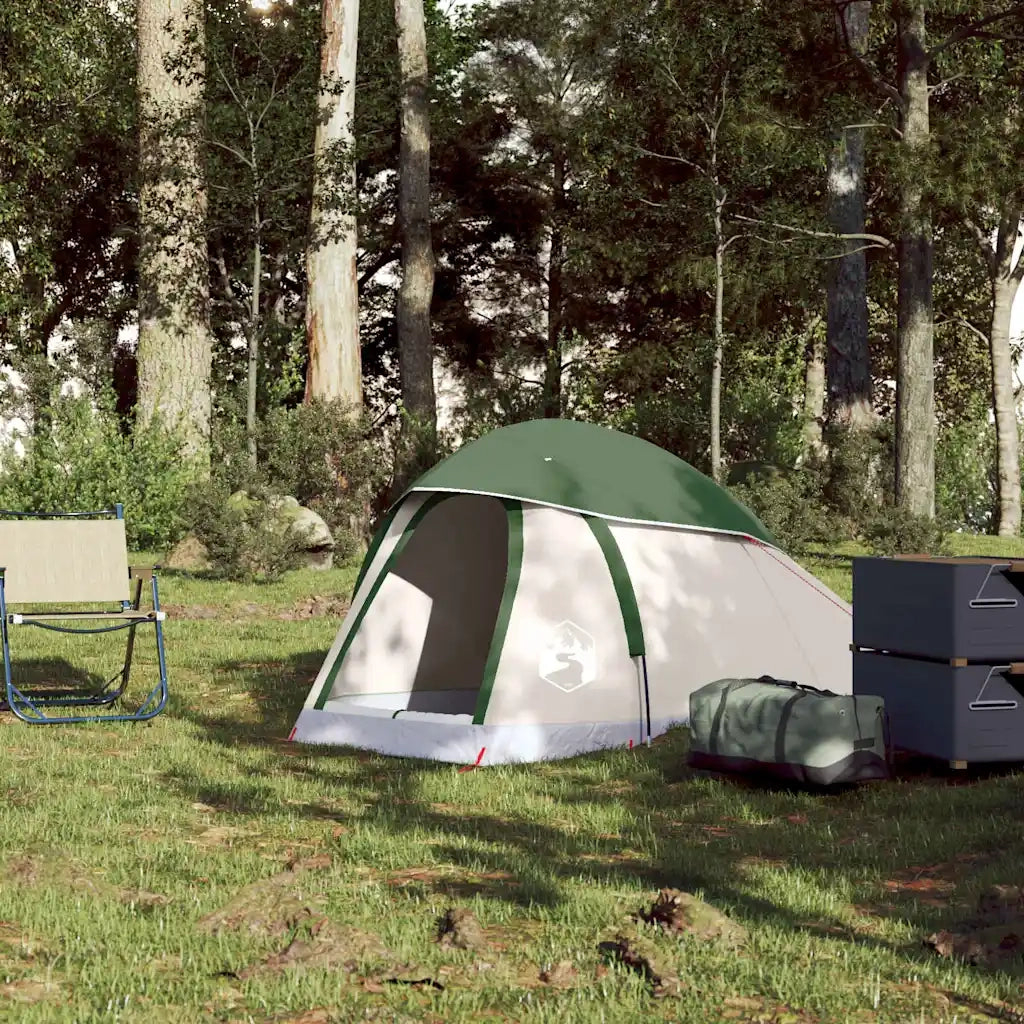 Tenda da Campeggio a Cupola per 1 Persona-Tenda per Escursionismo Verde Impermeabile 648864