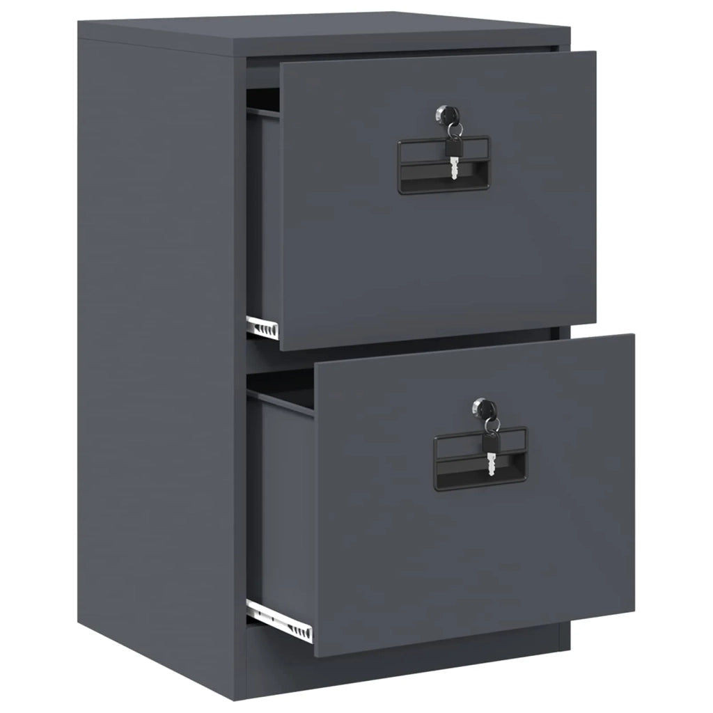 Armadio per File con cassetto Antracite 45,5 x 42 x 74,5 cm 891612