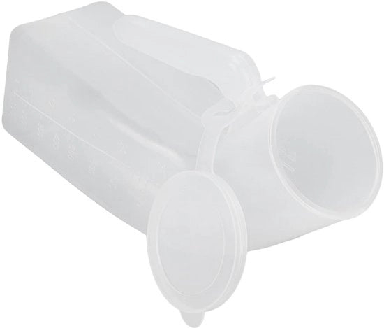 Urinoir Portatile 1000 ml - Resistentemente alle Morsi - Contenitore per Urina - Coperchio Rimovibile - Costruzione Robusta - Per Viaggi/ Campeggio - Otre per la Piscia