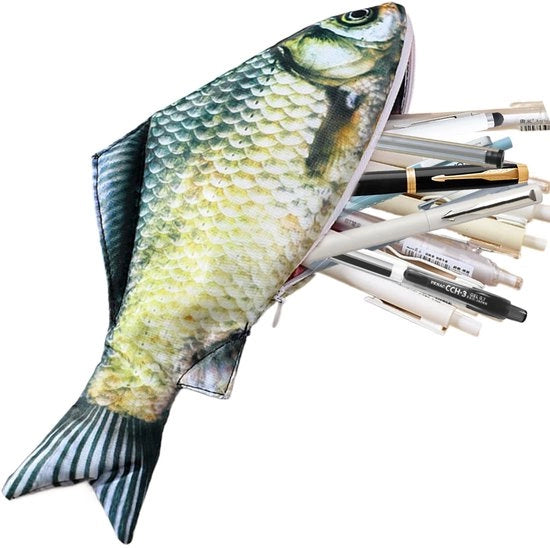 Etui a forma di pesce unico, etui a forma di pesce divertente, etui a forma di pesce, etui a forma di pesce divertente per classe scolastica