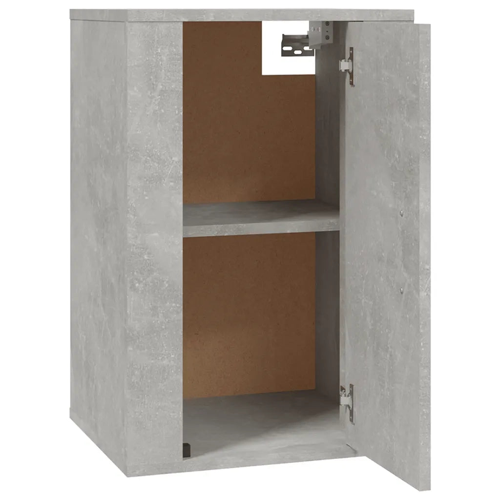 Mobili Porta TV a Parete 2 pz | Armadietto TV | Mobile Porta TV Grigio Cemento 40x34,5x60 cm