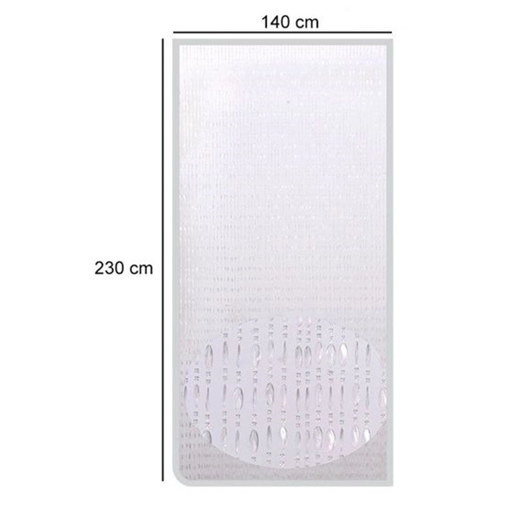 Trade Shop - Tenda Moschiera Antimosche Con Fili Perline Trasparente In Pvc 140x230cm Tpl47 017341 -
