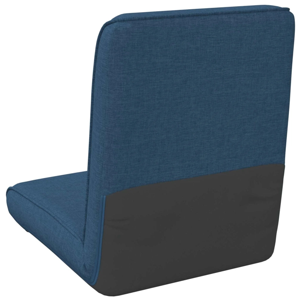 Sedia a pavimento regolabile Blu Tessuto