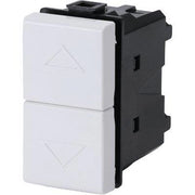PULSANTE UNIPOLARE DOPPIO ABM. Modello BIANCO VOLT 250 A 16