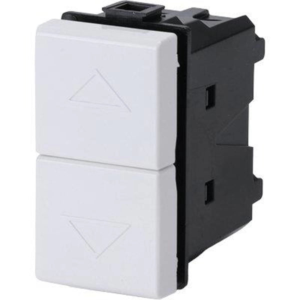 PULSANTE UNIPOLARE DOPPIO ABM. Modello BIANCO VOLT 250 A 16
