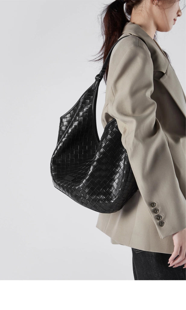 Borse da donna in vera pelle, nere