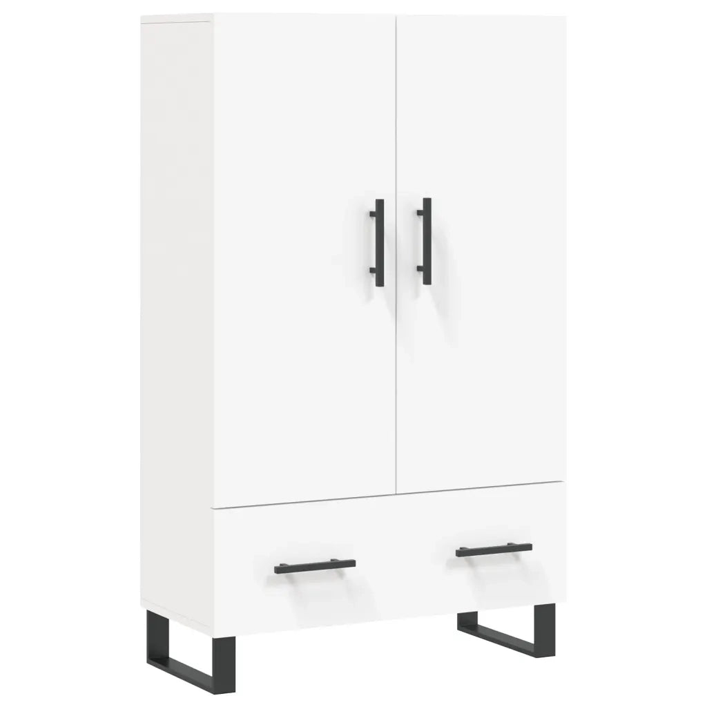 Credenza Bianca 69,5x31x115 cm in Legno Multistrato 828260