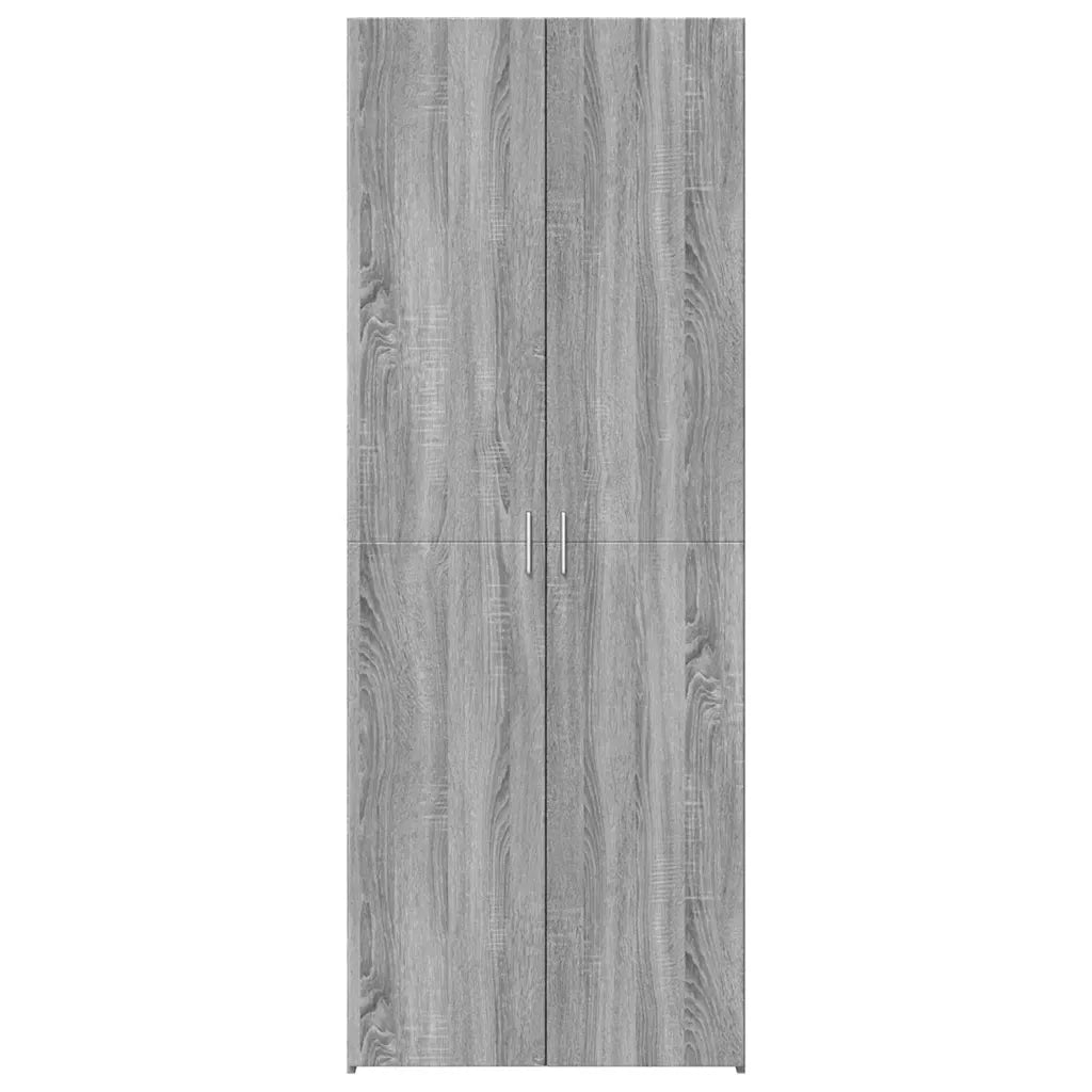 Credenza Grigio Sonoma 70x42,5x185 cm in Legno Ingegnerizzato 3281432