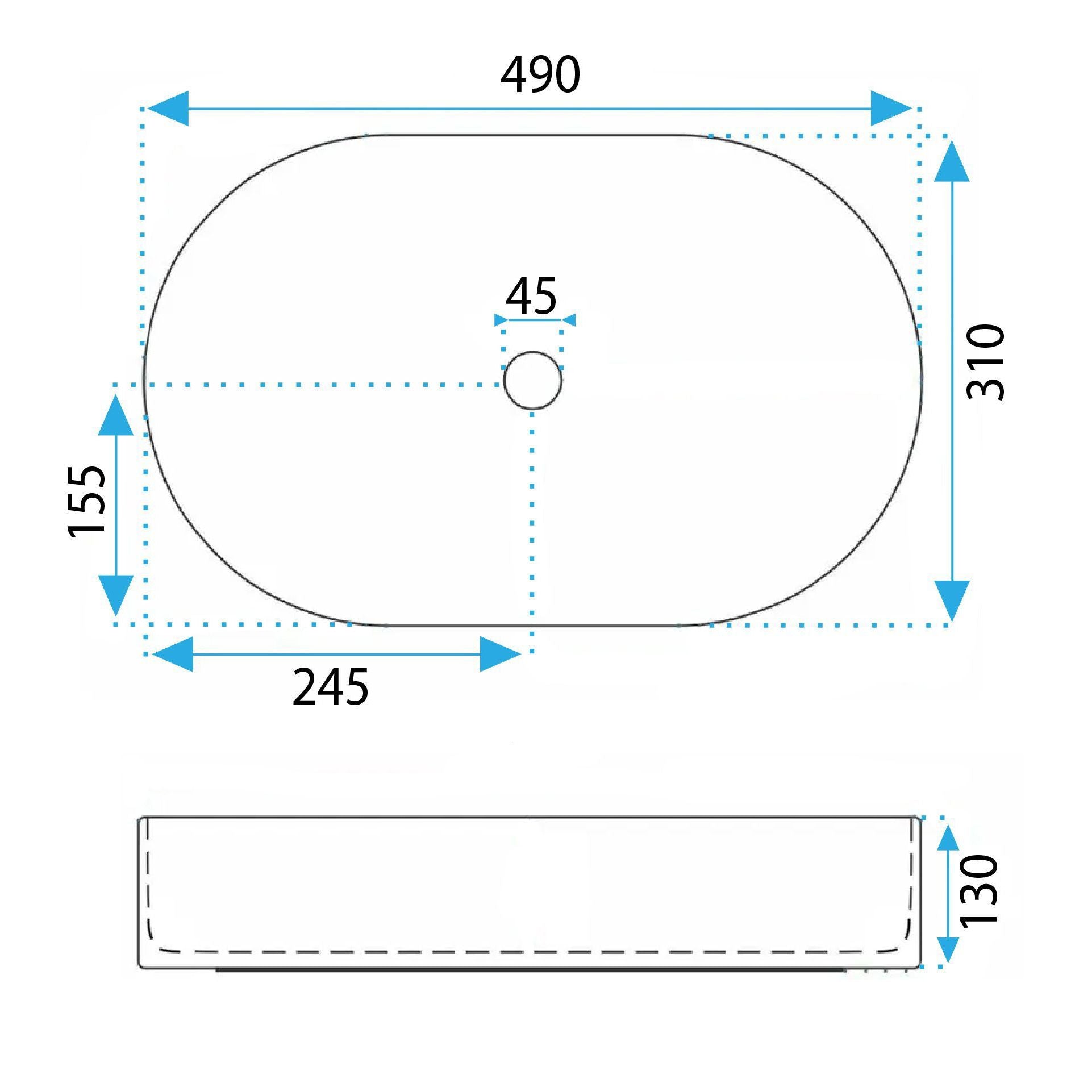 Lavabo Da Appoggio Rea Vanda Bubble Gum Matt