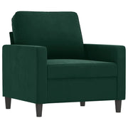 Poltrona | Sedia Relax Verde Scuro 60 cm Velluto