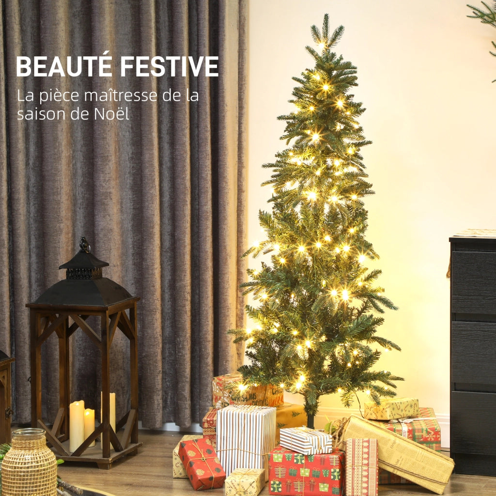 Albero di Natale Artificiale 150 cm ¨C Xylo ¨C Verde con 150 Luci LED 8 Modalit¨¤ 431 Rami