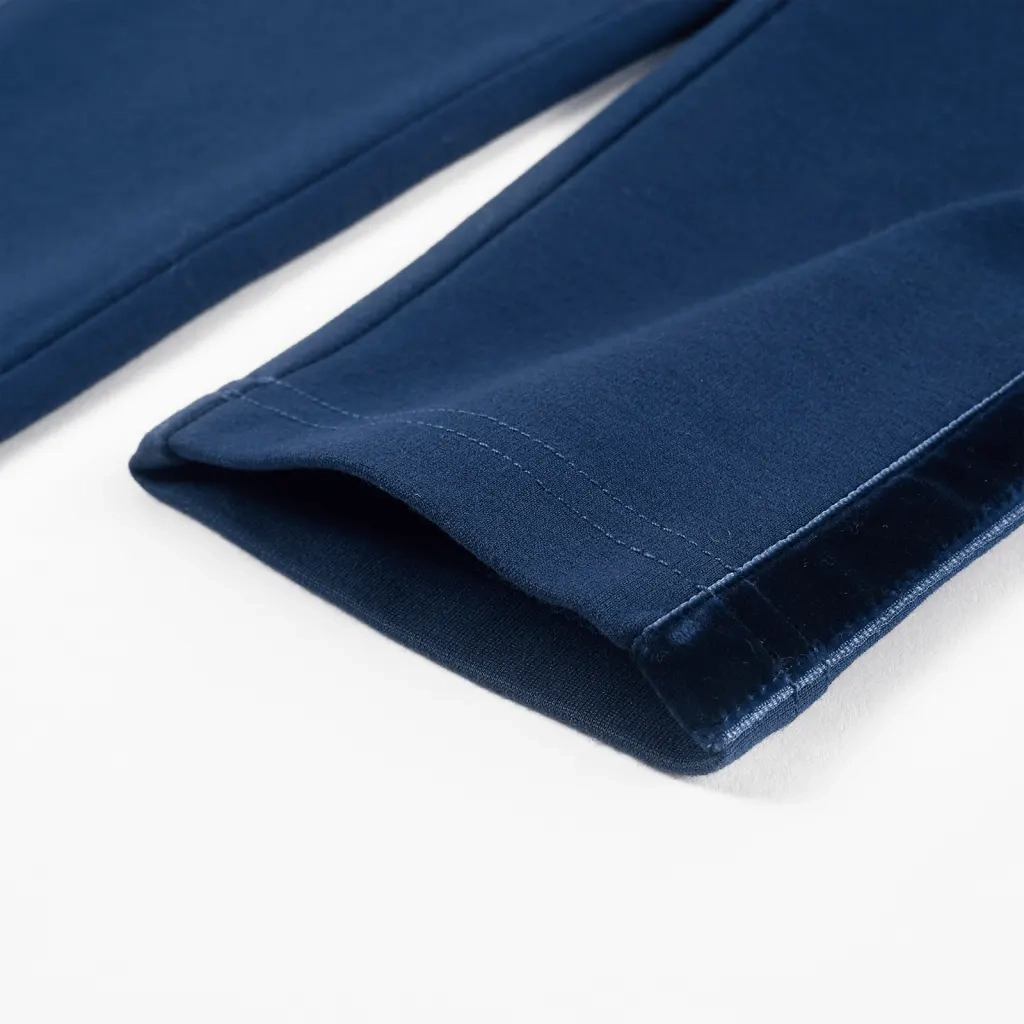 Pantaloni per Bambini con Finiture Nere Blu Marino 140 CFW8839908
