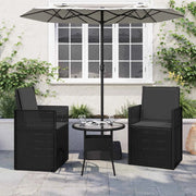 Cuscini per Seduta e Schienale 2 pcs Antracite 47 x 45 x 2 cm 899974