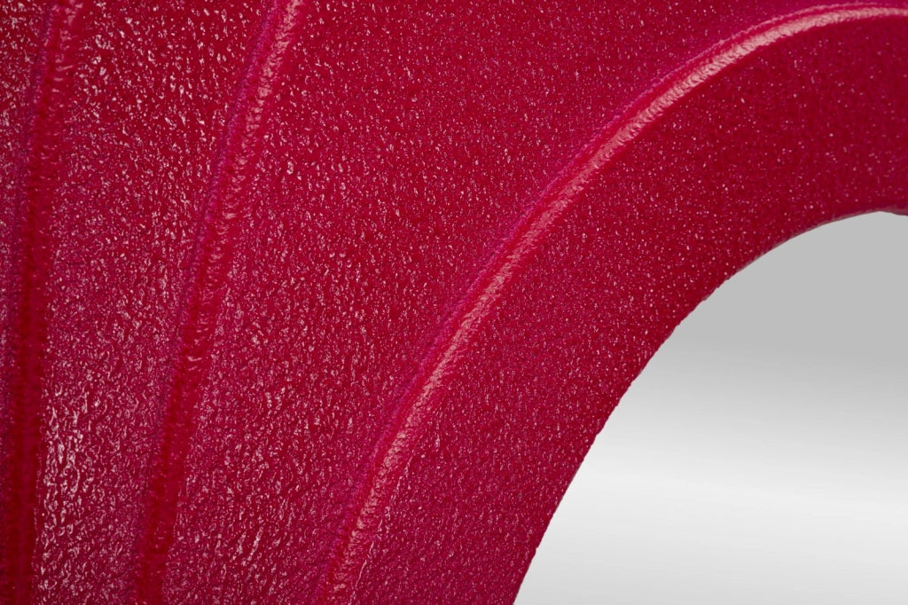 Specchio da Muro Dafne Fuxia 90x4x165 cm in MDF e Specchio Fucsia