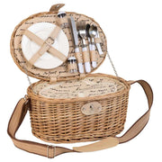 Cestino pic-nic marrone 38x26x18h