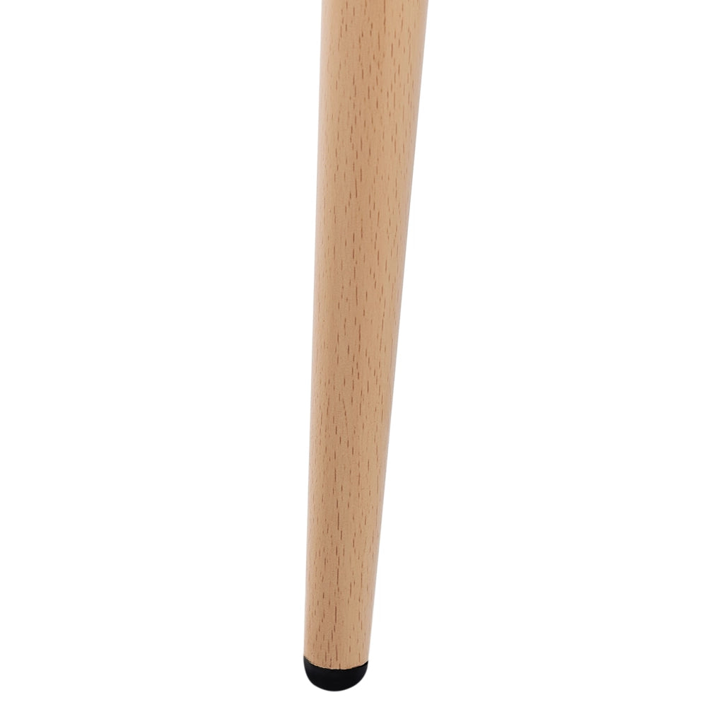 Set di 4 sedie da pranzo Beige Seduta sintetica Gambe in metallo Seduta moderna semplice e minimalista