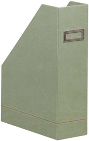 Cassafoglio per documenti 10x25x31 cm, elegante imitazione legno, ideale per giornali e documenti, 1 pezzo, Celadon