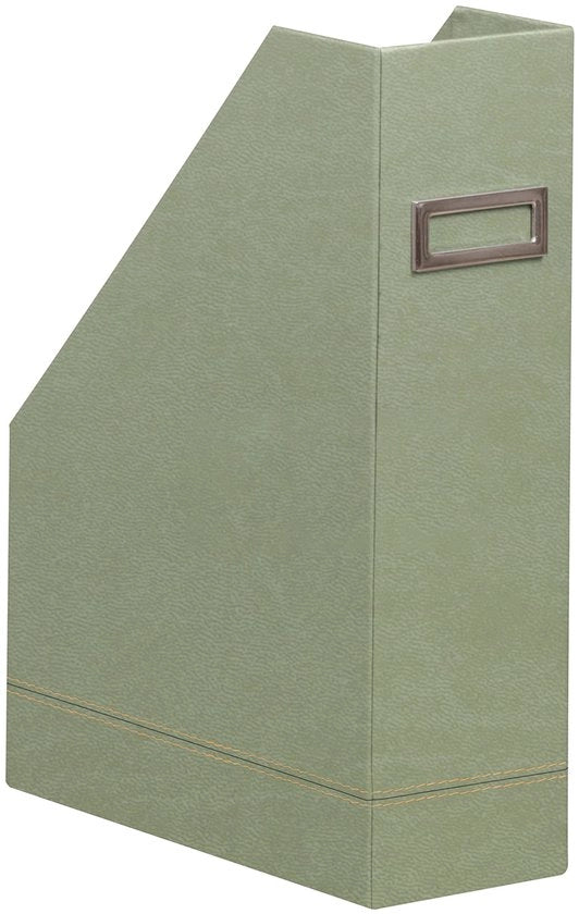 Cassafoglio per documenti 10x25x31 cm, elegante imitazione legno, ideale per giornali e documenti, 1 pezzo, Celadon