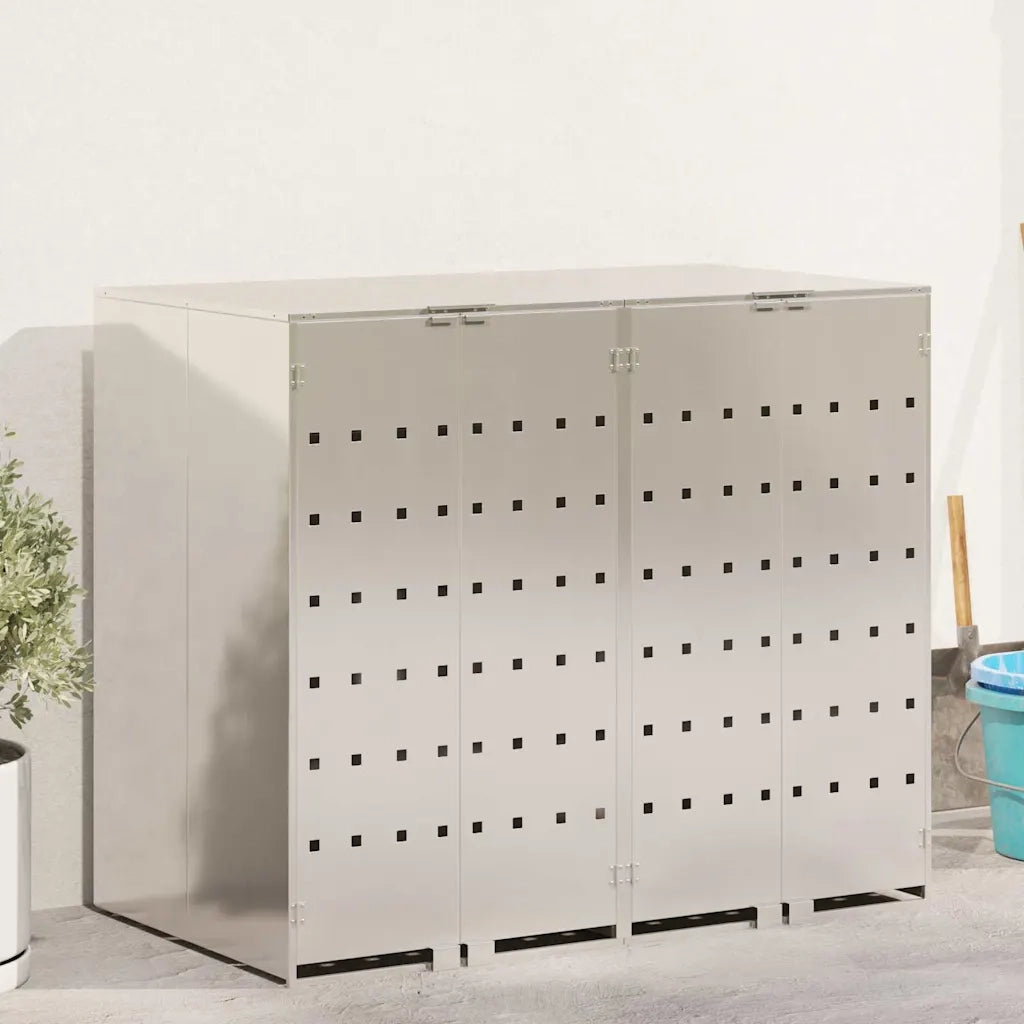 Contenitore per Rifiuti per 3 Bidoni 340 x 77.5 x 115.5 cm