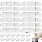 Filtro per acqua 12 pezzi per fontaniera per gatti - filtro di riserva filtro a carbonio filtro a schiuma - filtro a carbonio attivo per fontanella per bere acqua - sostituzione filtro per acqua