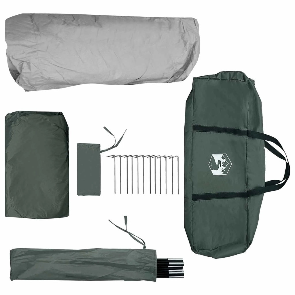 Tenda Istantanea con tetto Verde militare 365 x 280 x 200 cm 42028706
