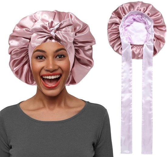 Capigliatura per Bambine e Ragazze - Flessibile - Satinato - Protezione Capelli Elastica - Respirante - Adatto per Ragazze e Bambine