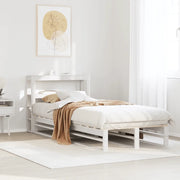 Letto senza Materasso Bianco 90x200 cm Legno Massello di Pino 3306487
