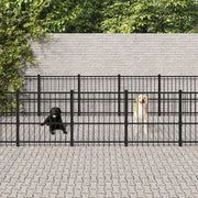 Gabbia per Cani da Esterno in Acciaio 19,76 m² 3124620