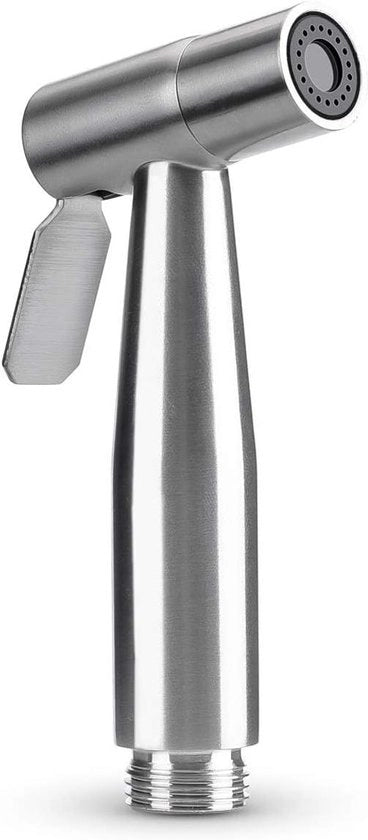 Bidet a mano portatile in acciaio inossidabile con connettore G1/2 pollice per la pulizia idraulica dell'area genitale e per bagni per animali domestici