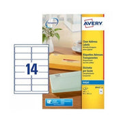 Etich.trasparenti 99 1x38 1 singolo - 101869