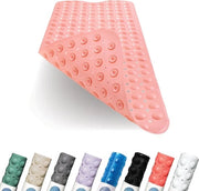 Matrice di supporto per bagno extra lunga 100 x 40 cm di alta qualità antibatterica e resistente alle macchine con superficie antiscivolo rossa