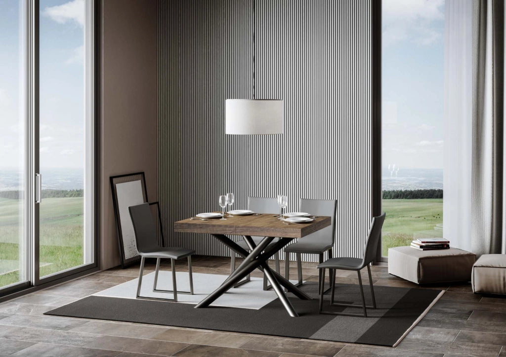 Tavolo Allungabile 120/224x90x77 cm Famas Premium Noce
