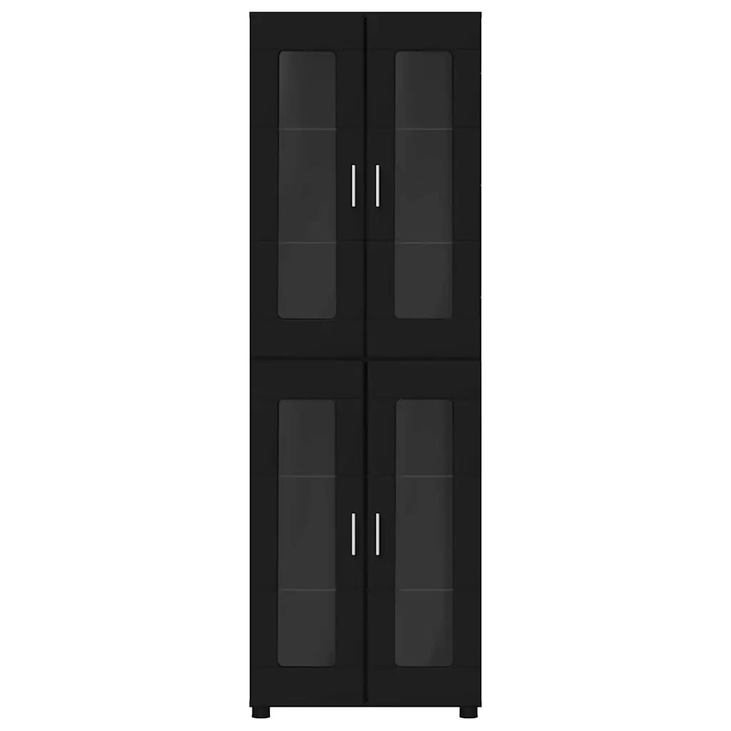 Credenza FLORIN Nero 60 x 35 x 182 cm Legno multistrato 3397905