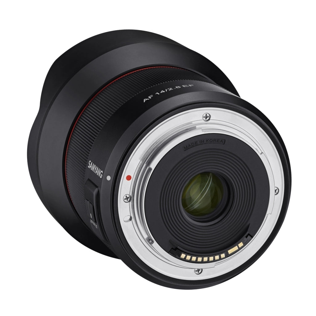 Obiettivo grandangolare AF 14mm F2,8 per Canon EF – angolo di campo 116,6° e autofocus – Grandangolo full-frame per fotocamere APS-C