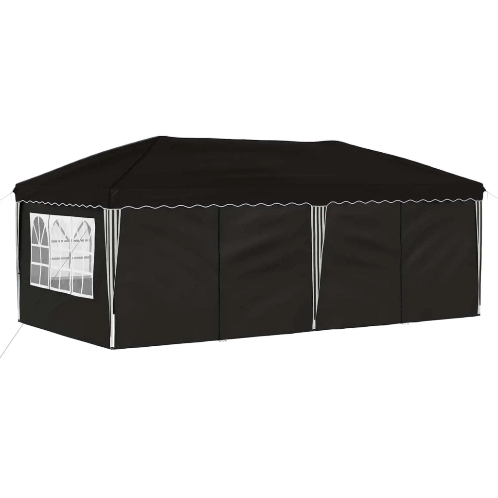 Tenda per feste a pop-up 575 x 288 x 245 cm Nero