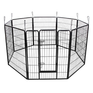 Gabbia box box per cani cuccioli animali domestici 163 x 163 nero 3712023