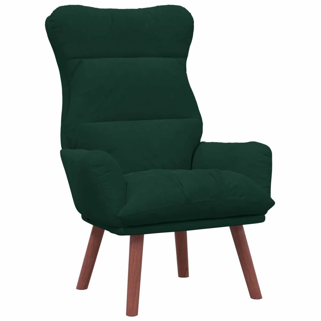 Divano Sedia-Poltrona Verde Scuro 69 x 74 x 93 cm Velluto 838344