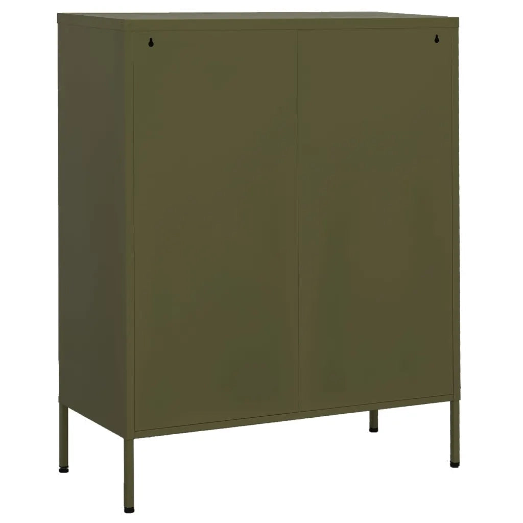 Armadietto Verde Oliva 80x35x101,5 cm in Acciaio cod mxl 42449