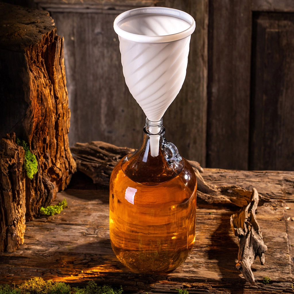 Imbuto a spirale KADAX per filtrare liquori al vino e mosti per liquori fatti in casa
