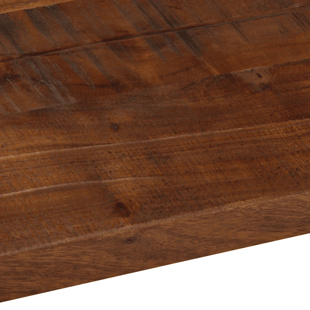 Piano Tavolo 110x30x3,8 cm Rettangolare in Massello di Recupero