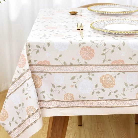 Tappeto quadrato impermeabile e lavabile per interni ed esterni - Stile bohemien rosa